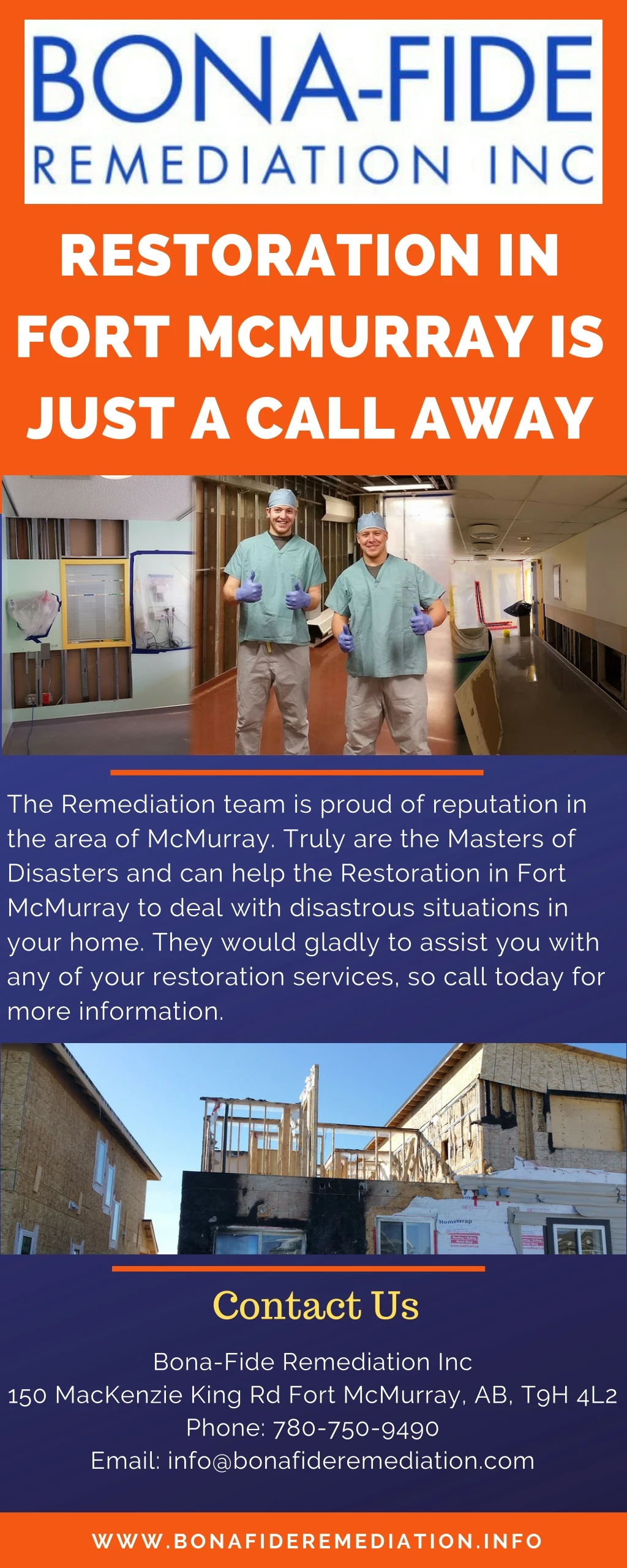 restoration in fort mcmurray is just a call away