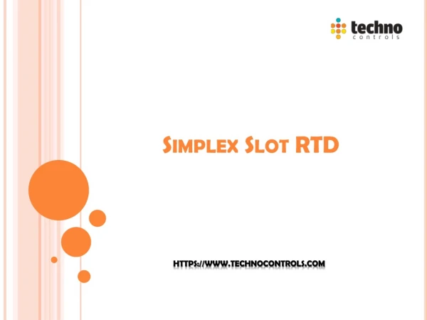 Simplex Slot RTD - Techno Controls