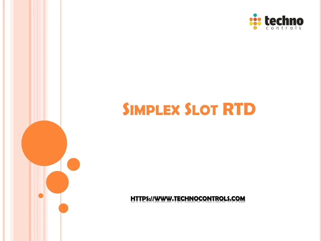 simplex slot rtd