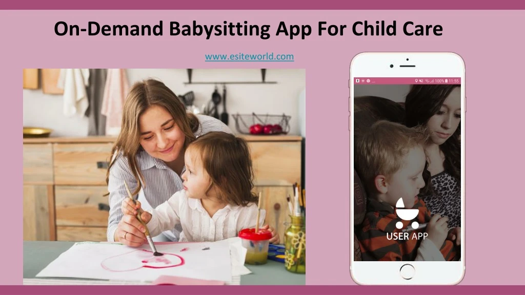 on demand babysitting app for child care