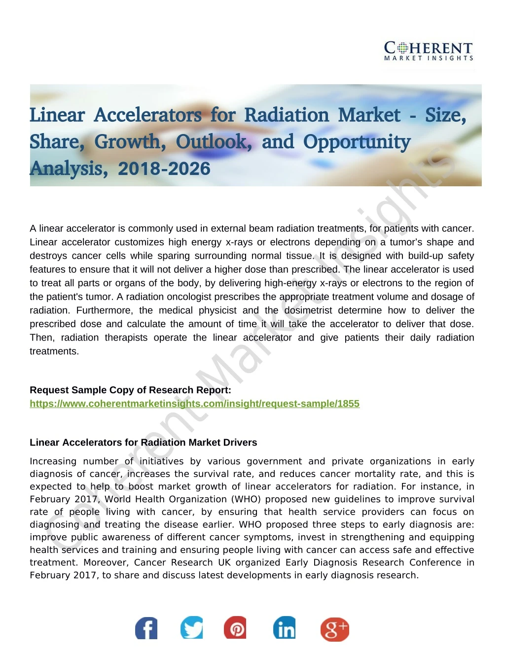 linear accelerators for radiation market size