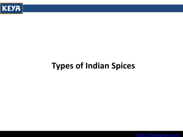 Types of Indian Spices