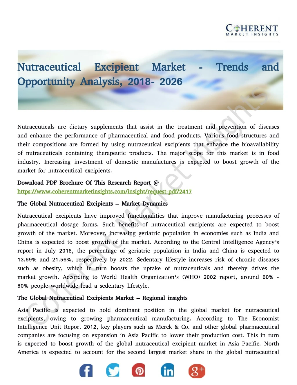nutraceutical excipient market trends