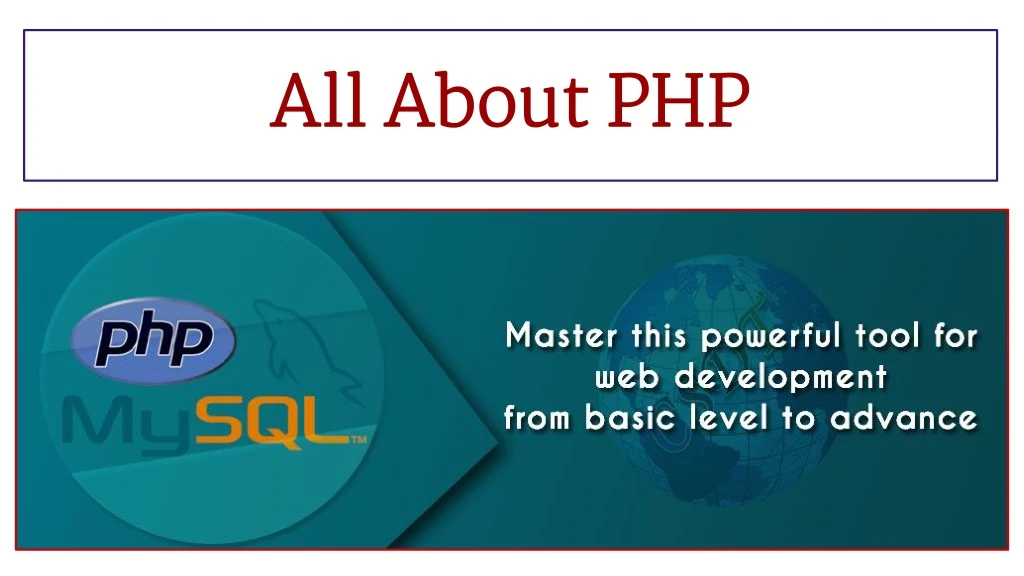 all about php