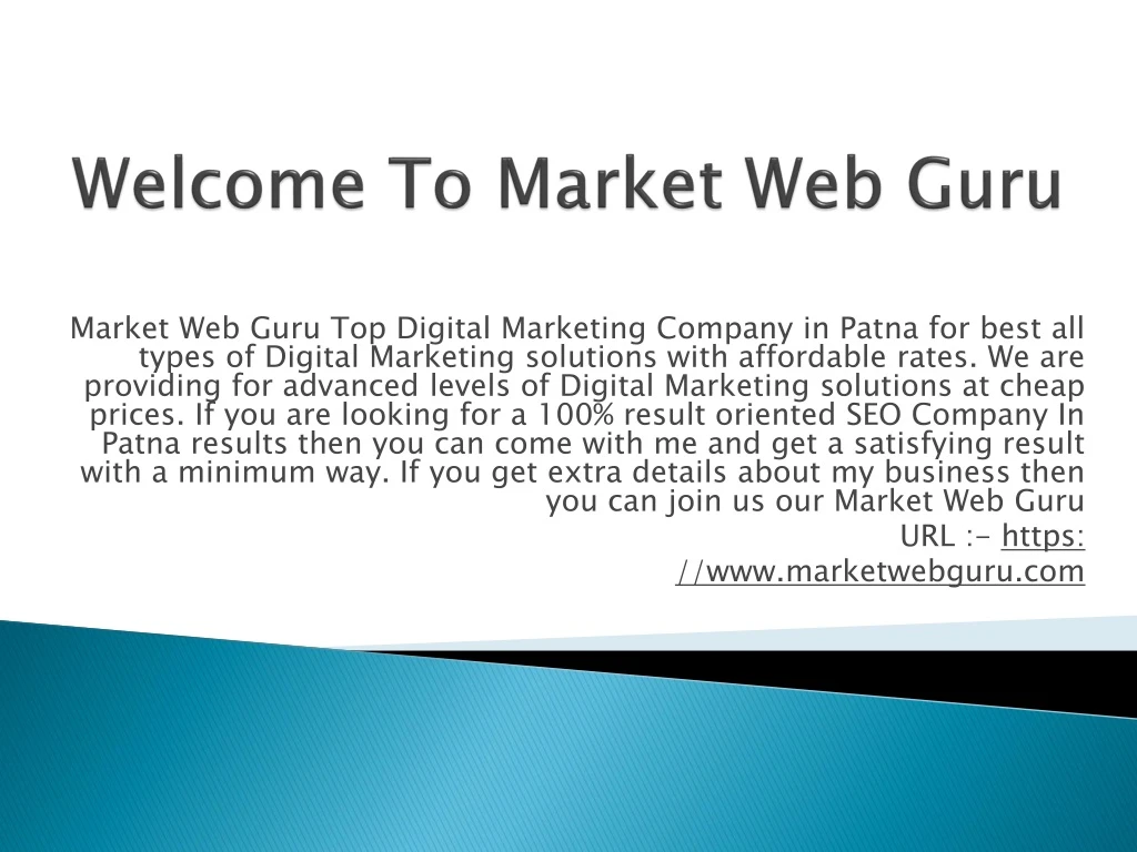 welcome to market web guru