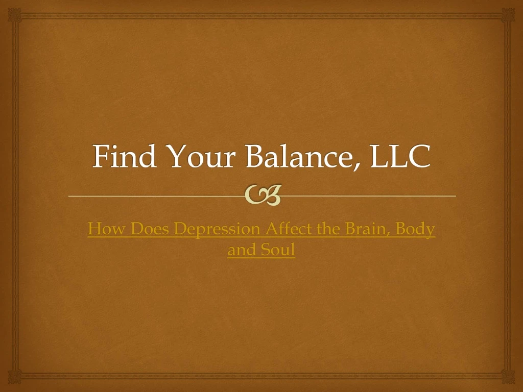 find your balance llc