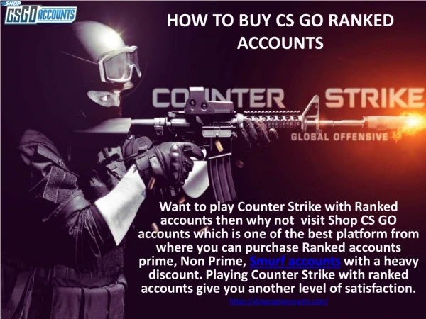 HOW TO BUY CS GO RANKED ACCOUNTS