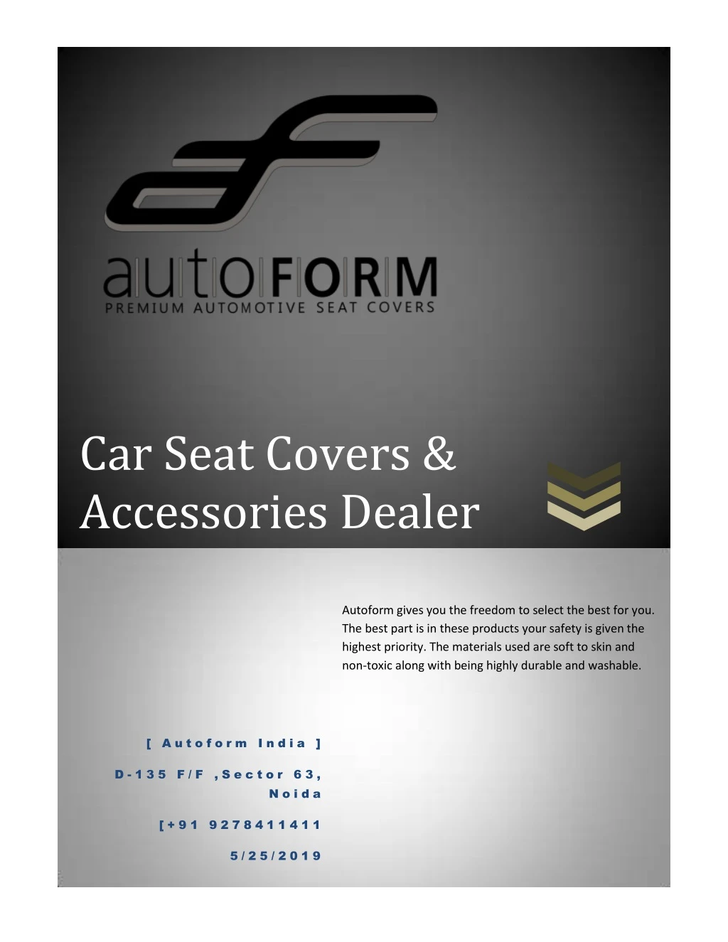 car seat covers accessories dealer