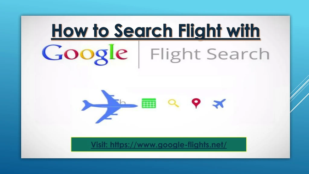 how to search flight with