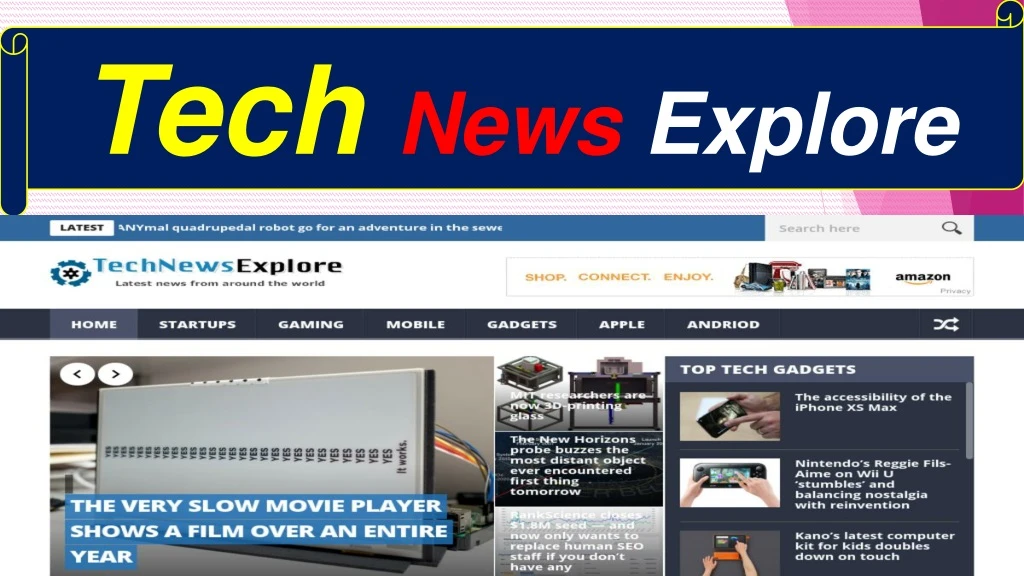 tech news explore