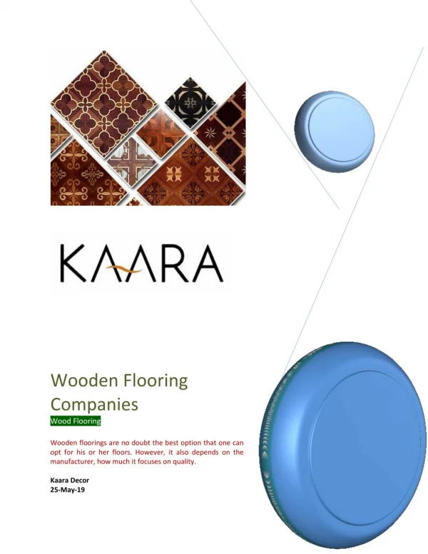 Wooden Flooring Companies in India