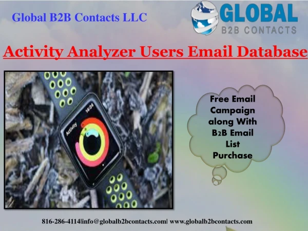 Activity Analyzer Users Email Database