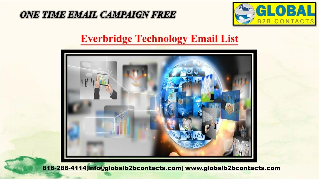 one time email campaign free