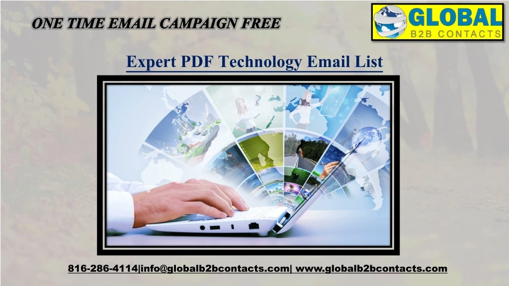 one time email campaign free