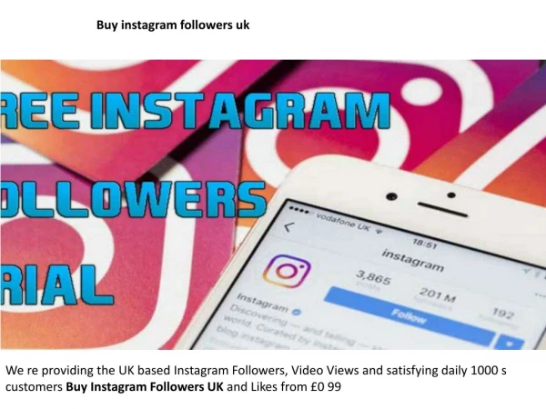 Buy Instagram Followers UK