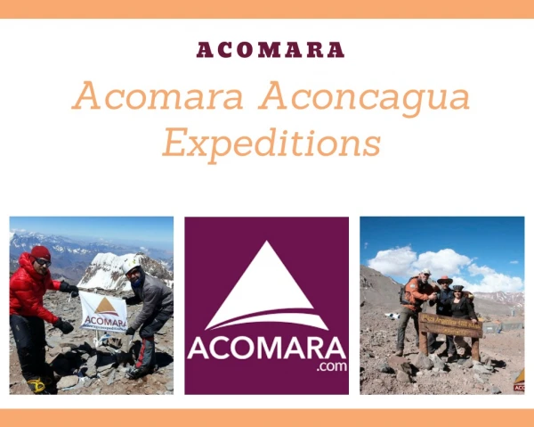 Aconcagua Expeditions is waiting for you
