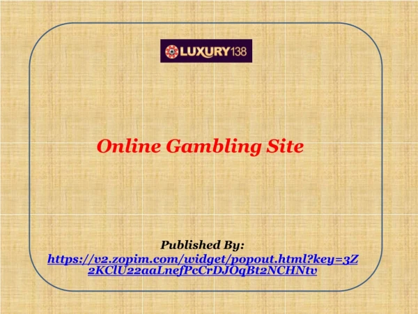 Online Gambling Site