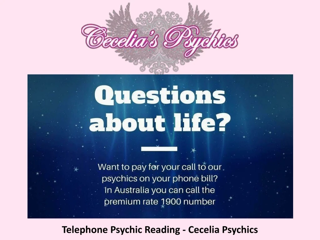 telephone psychic reading cecelia psychics