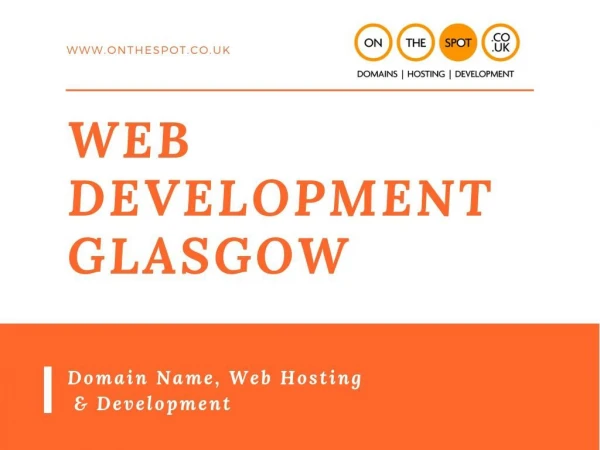 web development Glasgow