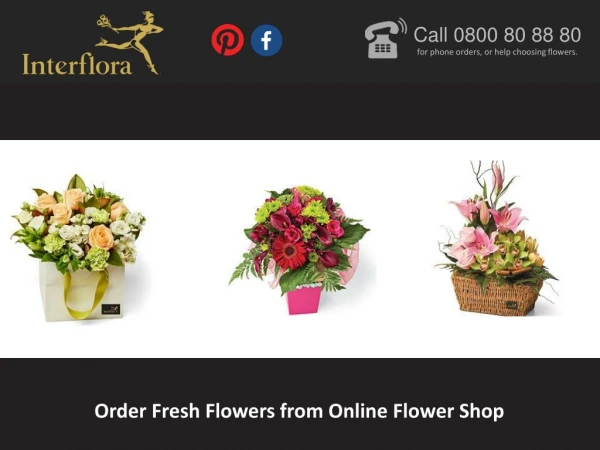 Order Fresh Flowers from Online Flower Shop