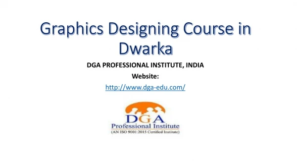 Graphic Designing Course Institute in West Delhi| Photoshop & Corel Draw | DGA Dwarka, India