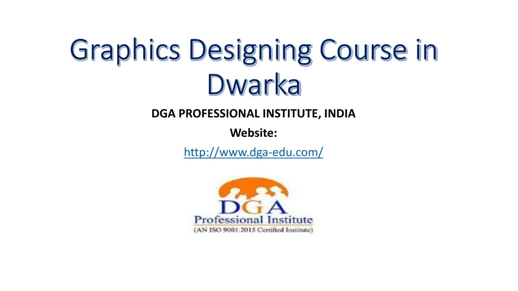 dga professional institute india
