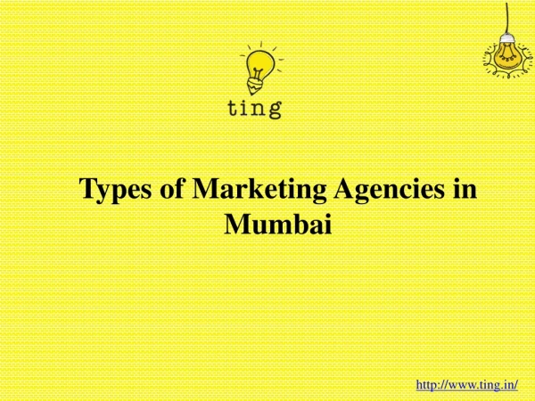 Types of Marketing Agencies in Mumbai