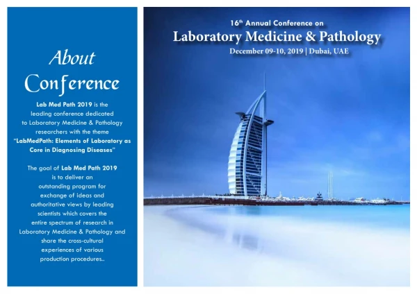 16th Annual Conference on Laboratory Medicine & Pathology