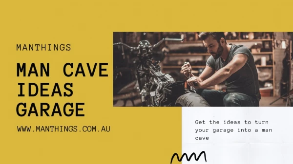 Man cave garage ideas