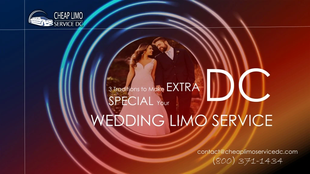 dc wedding limo service