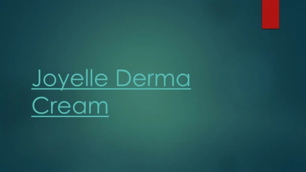 Joyelle Derma Cream