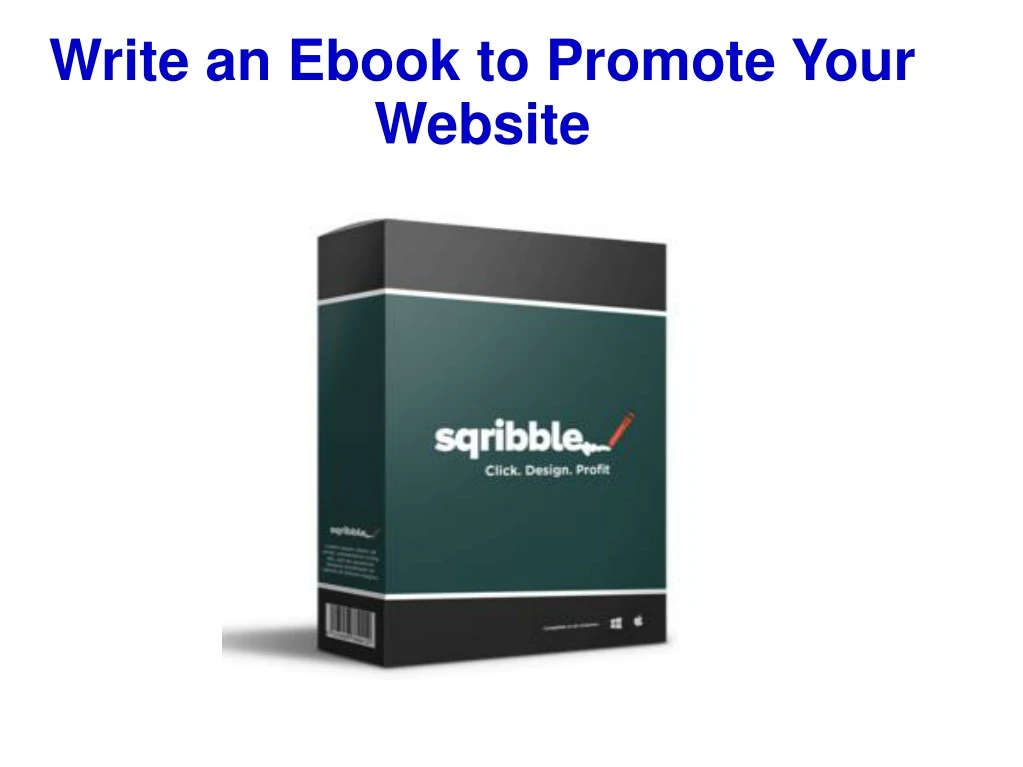 write an ebook to promote your website