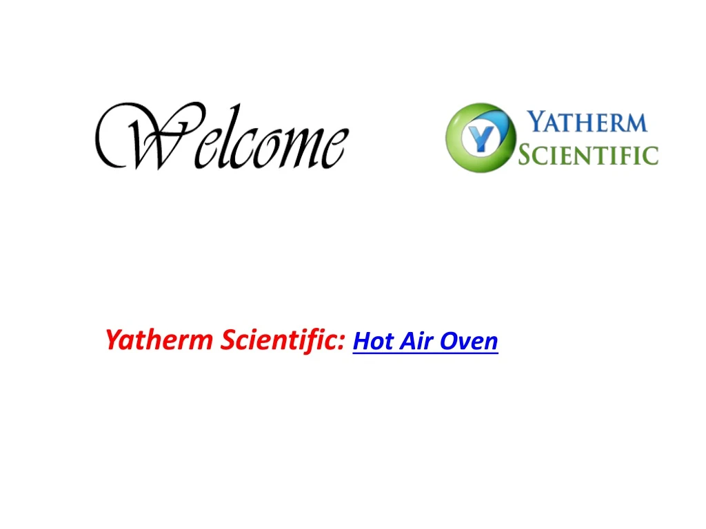 yatherm scientific hot air oven