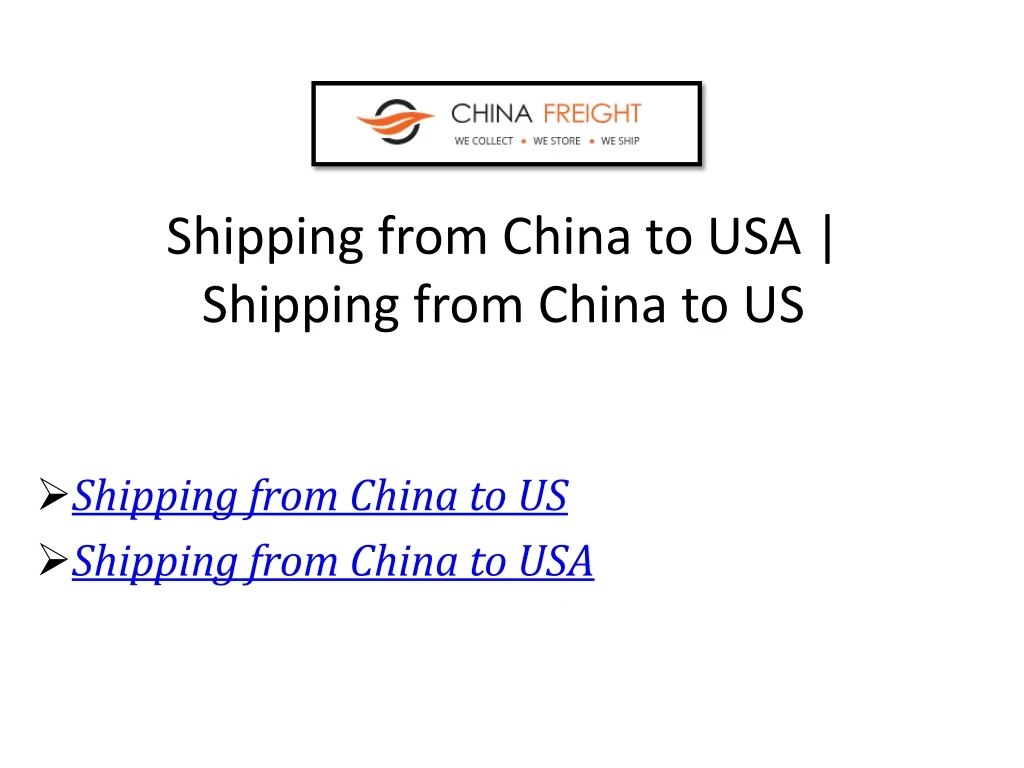 shipping from china to usa shipping from china to us