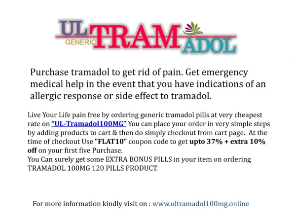 Ultram High - Tramadol Purchase | Buy Tramadol Online Without Prescription
