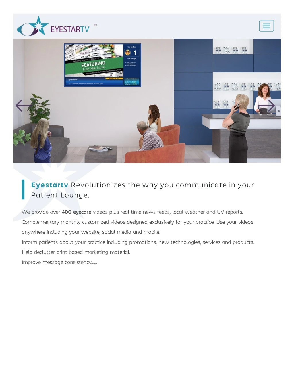 eyestartv revolutionizes the way you communicate