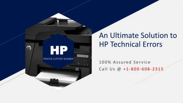 Customer Service 1-800-608-2315 HP Printer Support