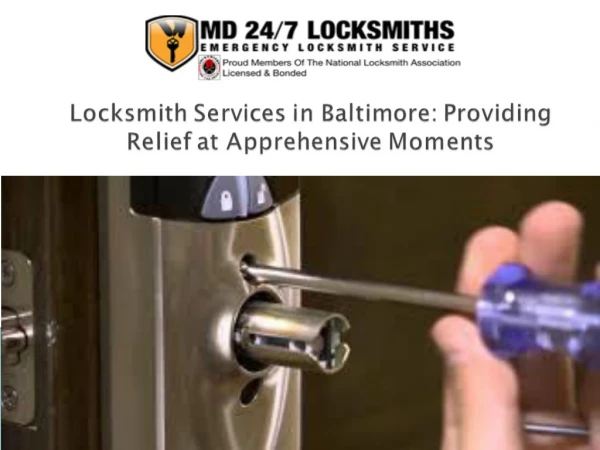 Best Locksmith Services in Baltimore
