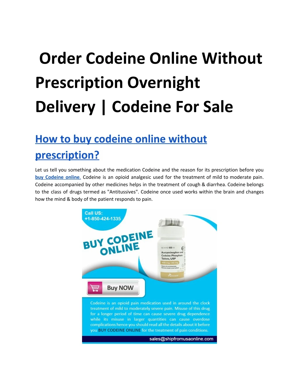 order codeine online without prescription