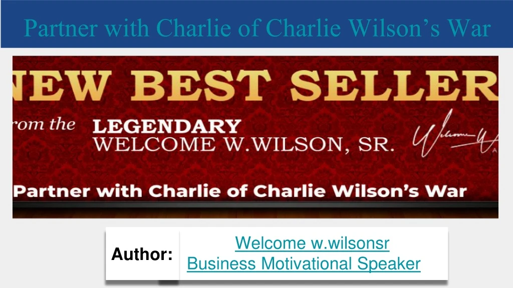 partner with charlie of charlie wilson s war