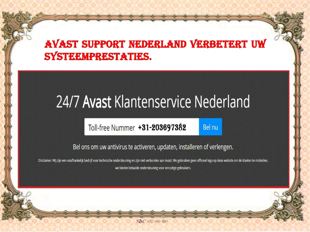 avast support nederland verbetert