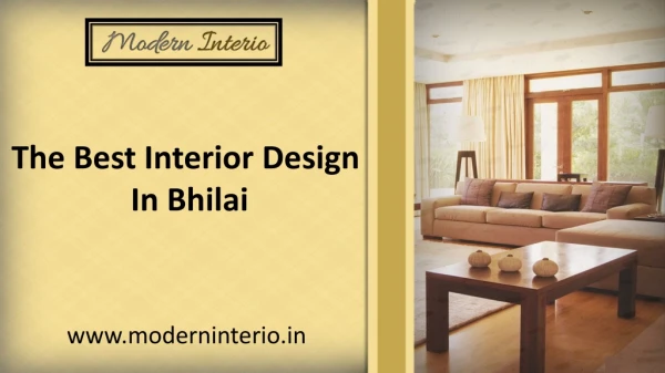 Get the Best Interior Design in Raipur with Modern Interio