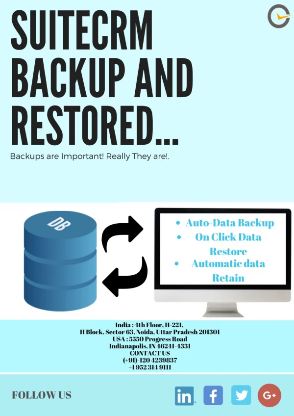 CRM Backup and Restore-SuiteCRM Instance Backup