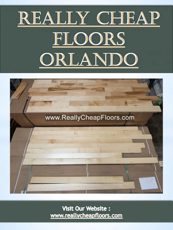 Really Cheap Floors Orlando