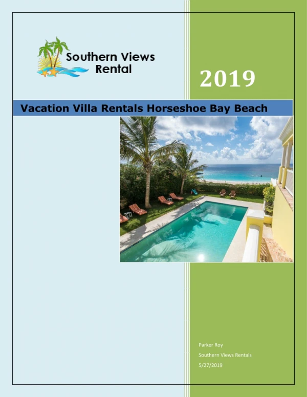 Vacation Villa Rentals Horseshoe Bay Beach