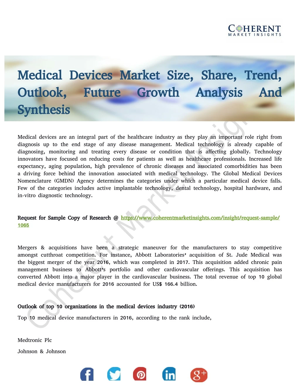 medical devices medical devices market size share