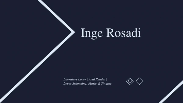 Inge Sri Rosadi - Avid Reader From Dawsonville, Georgia