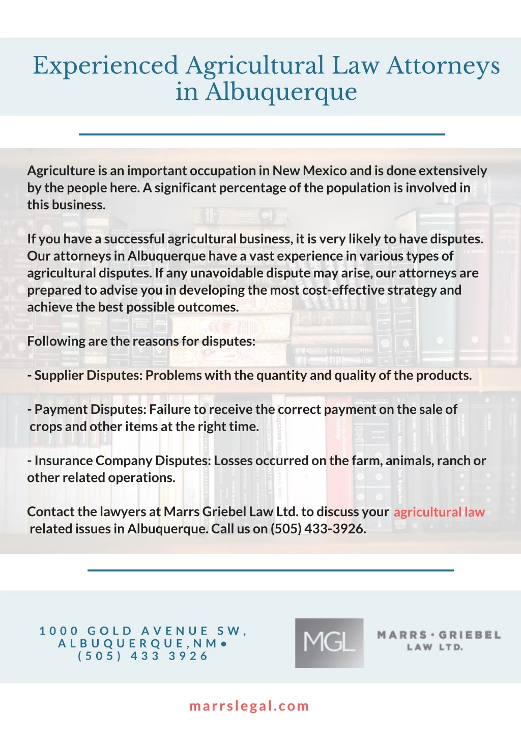 experienced agricultural law attorneys