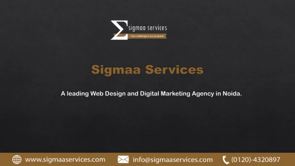 Sigmaa services - Web Designing Company in Noida