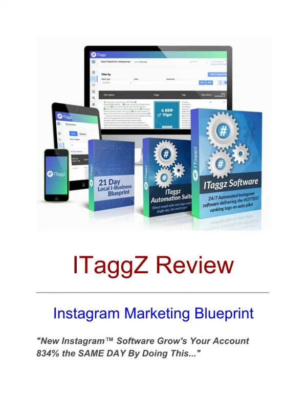 ITaggZ Review - Instagram Marketing Blueprint